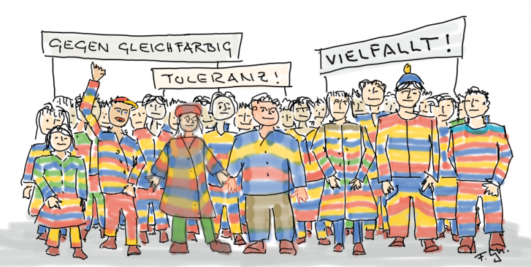 Demonstration oder Aufzug?